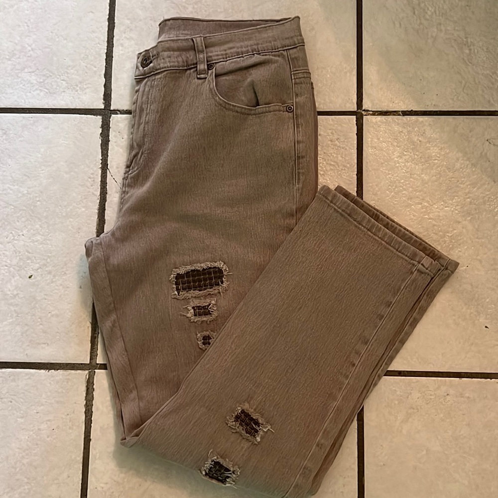 NWOT Distressed Studded Skinny Jeans 10P